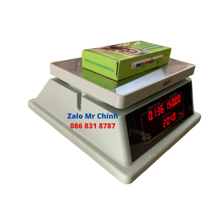 Cân Bán Hàng Chống Nước 30kg QUA832 Tính Tiền Tự Động. Cân Điện Tử Tính Tiền 30kg, Cân Điện Tử Cân Hải Sản 30kg QUA839 Đài Loan