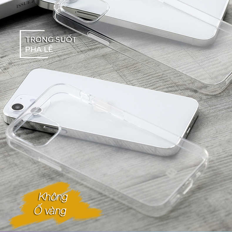 Ốp lưng Momax dành cho iPhone 12/ iPhone 12 Pro Kháng Khuẩn TPU dẻo Trong Suốt Yolk Case MCAP20MT - Hàng chính hãng