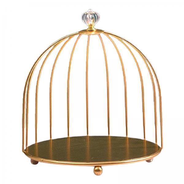 2X Bird Cage Desktop Perfume Organizer Holder Countertop Makeup Rack 1-Tier