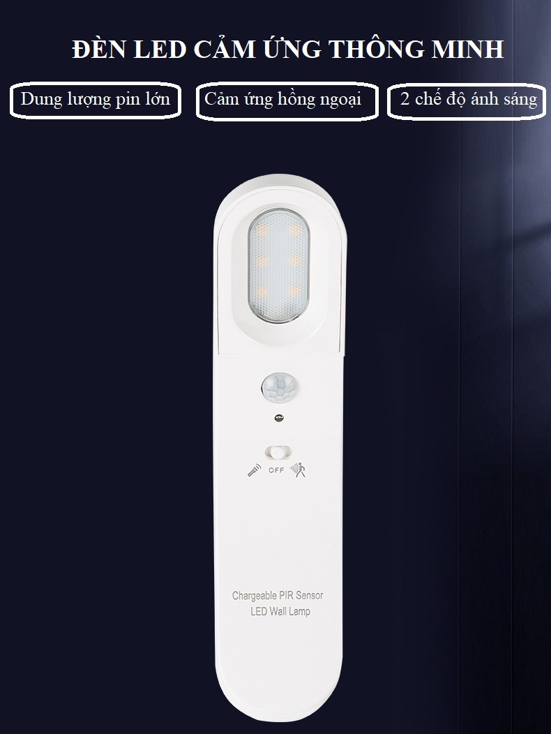 Đèn LED xoay 360 ° Cảm Ứng Thông Minh L01