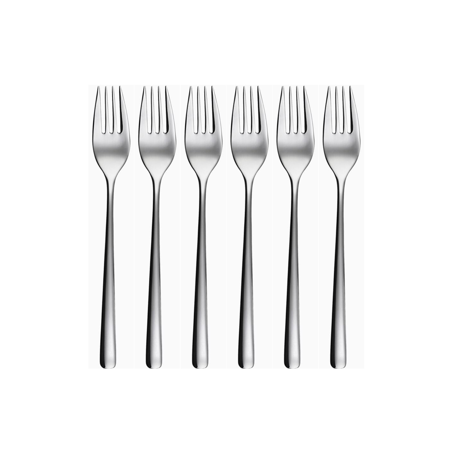 Bộ 6c Nĩa Ăn 106177 - Inox 304 Stainless Steel 18/10 Đồ dùng bàn tiệc nhà hàng khách sạn cao cấp (Set of 6pcs Table Fork SS18/10)