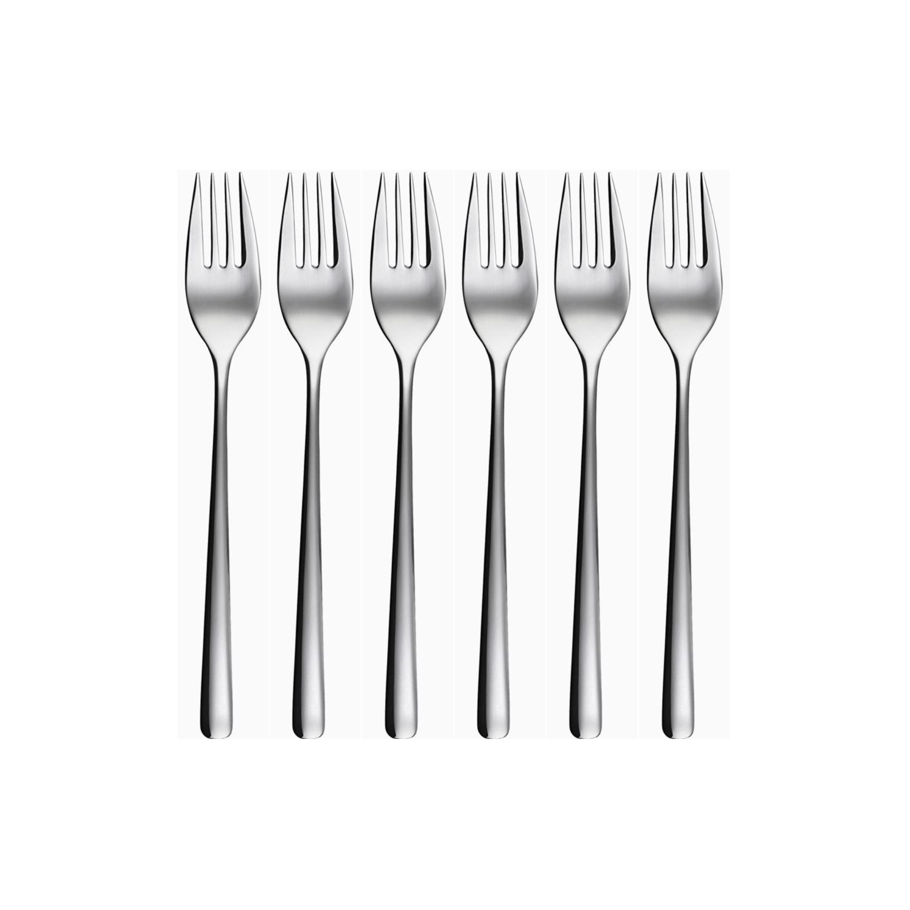 Bộ 6c Nĩa Ăn 106177 - Inox 304 Stainless Steel 18/10 Đồ dùng bàn tiệc nhà hàng khách sạn cao cấp (Set of 6pcs Table Fork SS18/10)