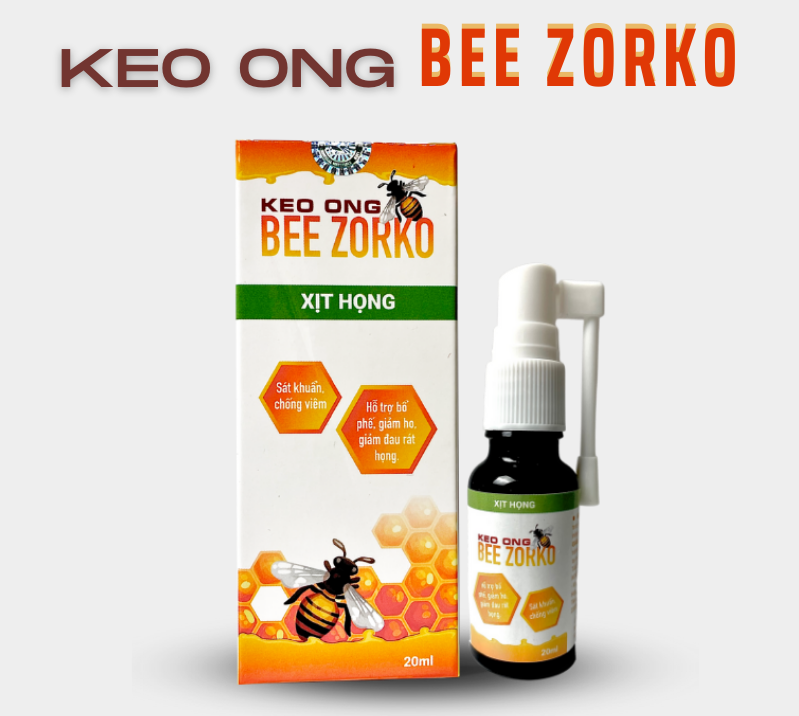 Xịt họng keo ong - Bee Zorko