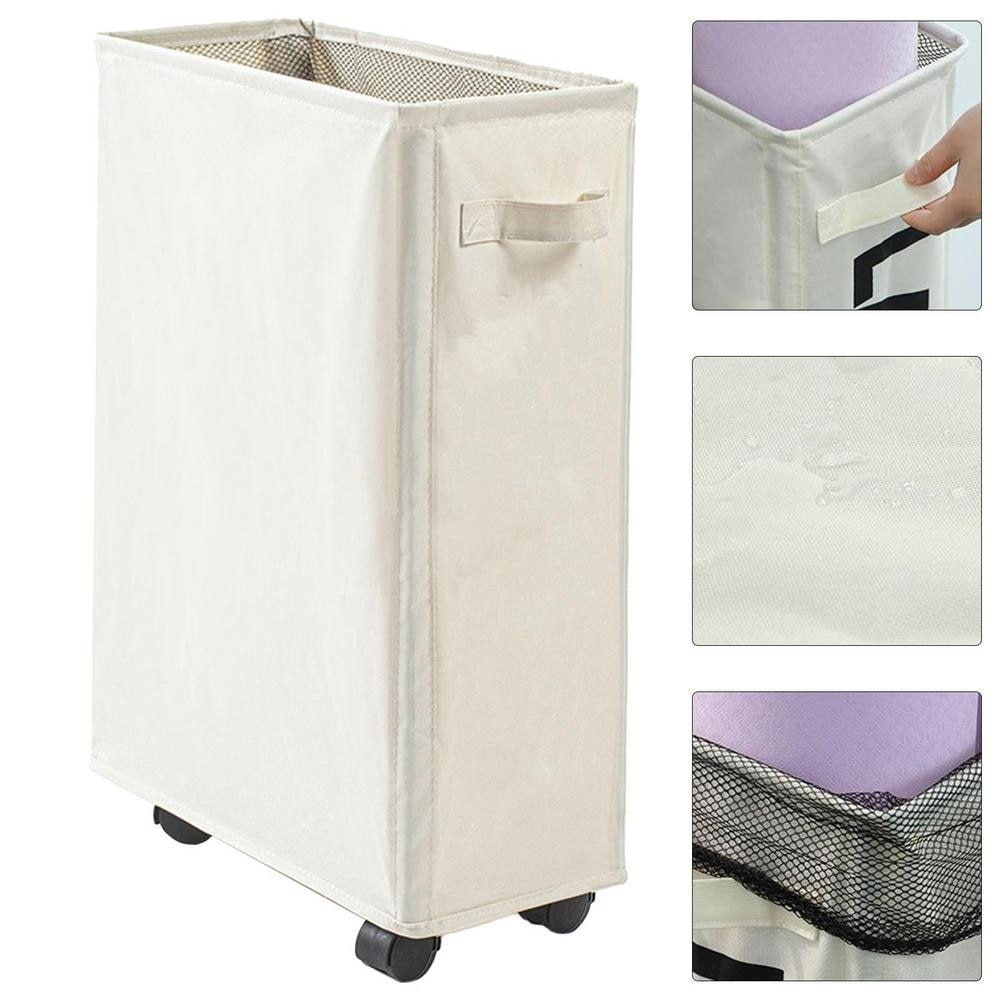 Túi đựng quần áo, dụng cụ tập yoga có bánh xe 42L Collapsible Laundry Baskets