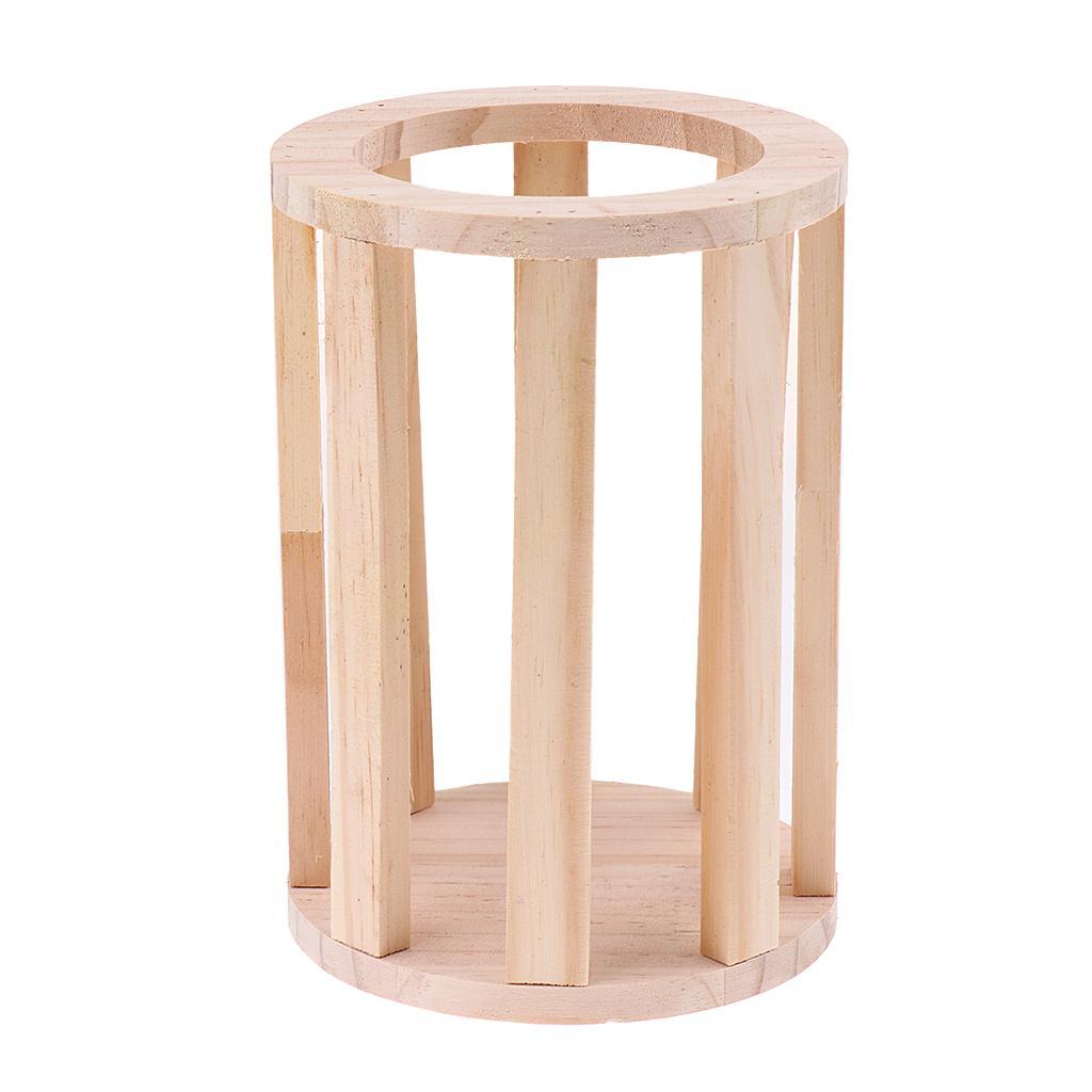 Small Pet Wooden Rack Feeder Hay Grass Nest Holder for Rabbit Guinea Pig