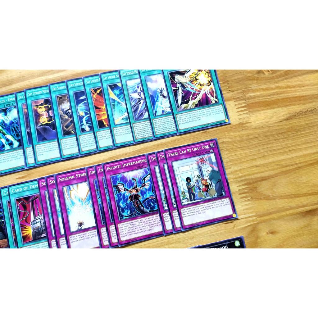 Bài Yugioh ️️ Thẻ bài Yugioh Sky Striker deck 54 lá