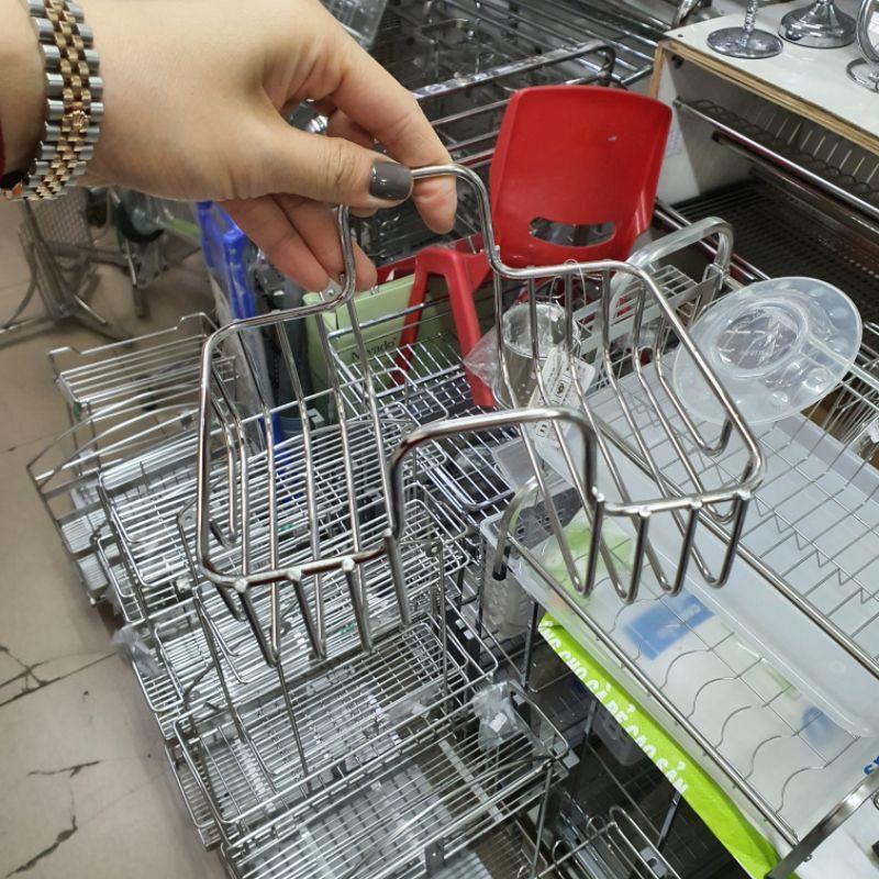 Giá để bọt biển đôi gài giữa 2 thành chậu