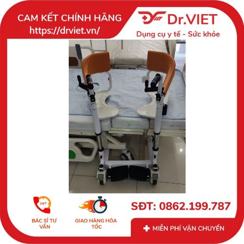 Khung đẩy có ghế ngồi, có tay nâng TAJERMY-TJM-KD02  trợ thủ đắc lực cho những người gặp khó khăn trong việc di chuyển  từ khung đẩy sang ghế sofa, giường, nhà vệ sinh, ghế,... hoặc giúp y tế, người nhà dễ dàng chăm sóc bệnh