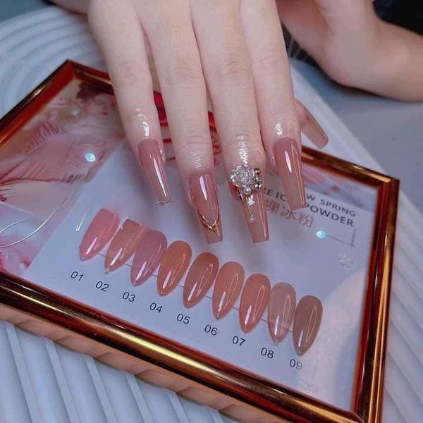 Set sơn thạch 9 màu tặng kèm bảng màu