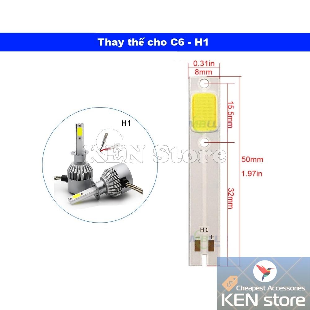 Bóng led, chip led, nhân led COB thay thế cho bóng led C6 S2 15W