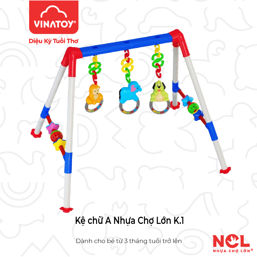 Kệ Chữ A Nhựa Chợ Lớn K1 (Không nhạc) - M1417-BB5