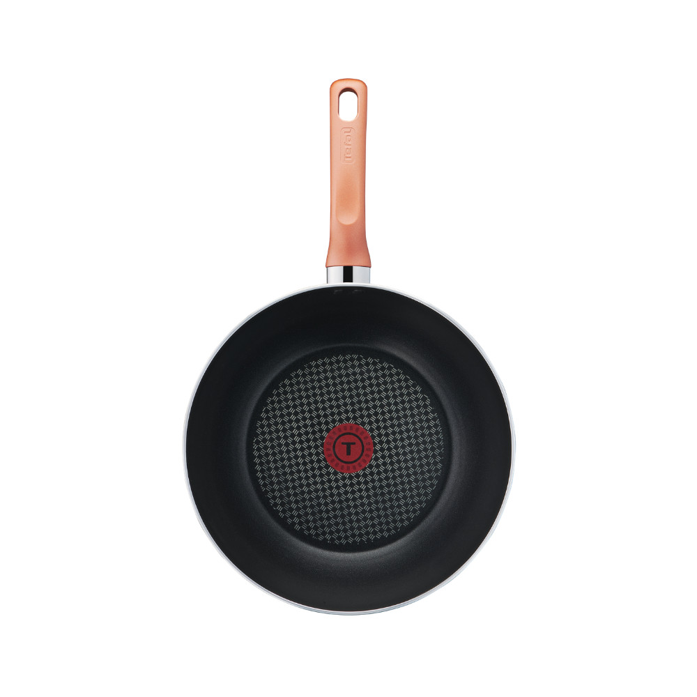 Bộ 2 chảo chống dính đáy từ Tefal Cook &amp; Shine dùng cho mọi loại bếp, tặng kèm sạn (24cm, 28cm) - Hàng chính hãng