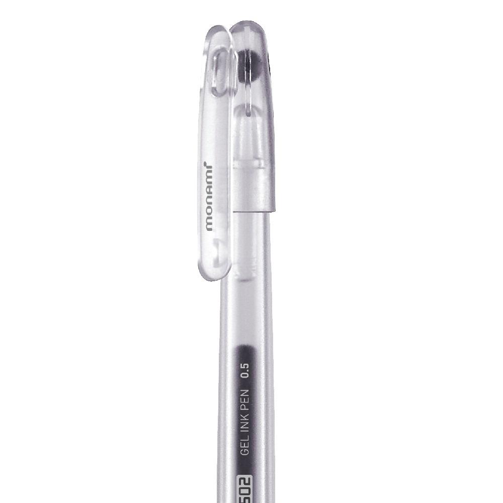 Bút Gel Jeller Pen 0.5 mm Monami 502 - Mực Đen