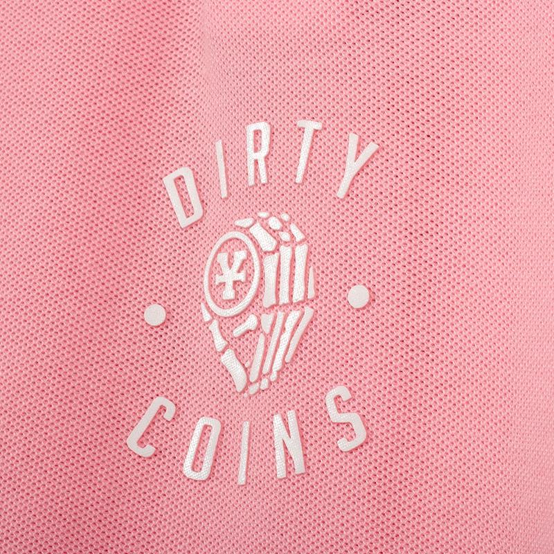 Áo thun DirtyCoins Long Sleeve Polo Shirt - Pink