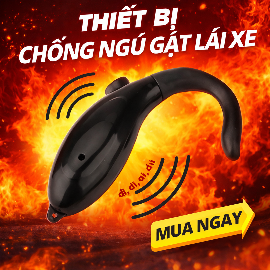 Máy Chống Ngủ Gật Khi Lái Xe &amp; Làm Việc – Cảnh Báo Âm Thanh Giữ Tỉnh Táo Hiệu Quả