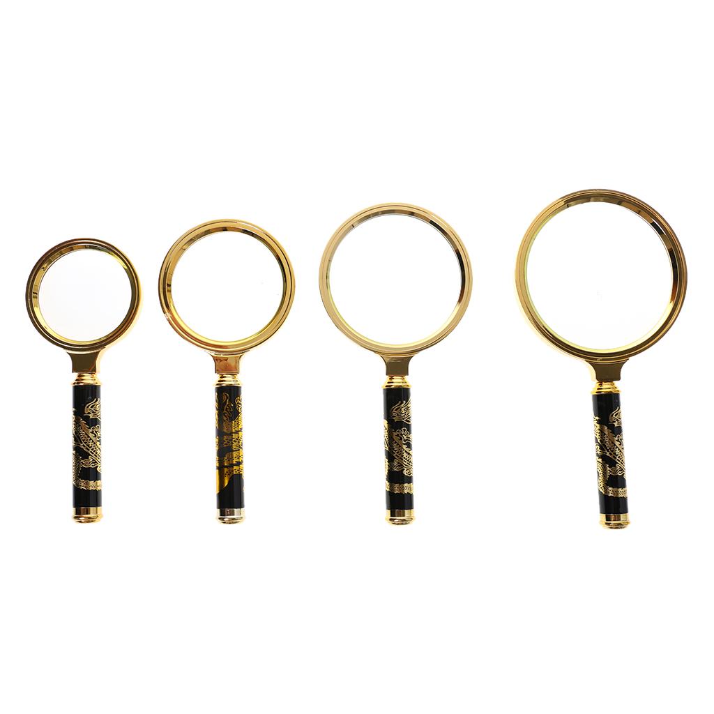 70mm Hand Held Magnifying Glass Optical Reading Tool Hobby Loupe Loop Lens