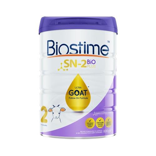 Sữa Dê Biostime Ultra Goat số 2 cải thiện tiêu hóa tăng cường hấp thu cho bé 800g