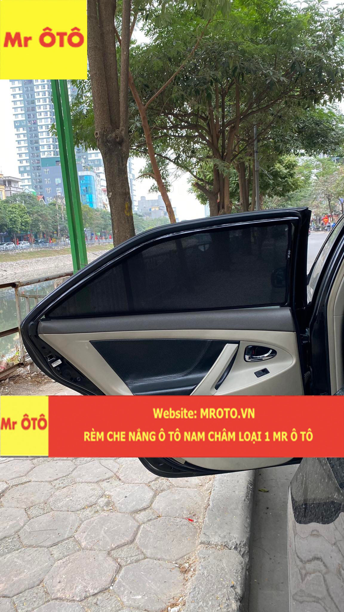 Rèm Che Nắng Xe Toyota Camry LE Hàng Loại 1 MR Ô TÔ
