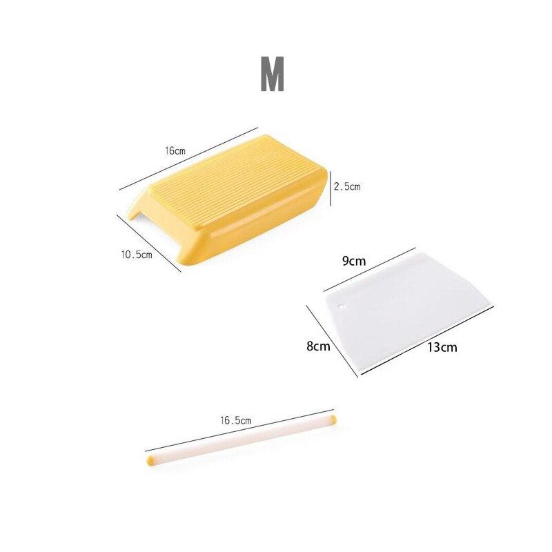3 Set Spaghetti Macaroni Pasta Maker Rolling Pin Baby Food Supplement Molds Macaroni Making Mold Manual Kitchen Accessories