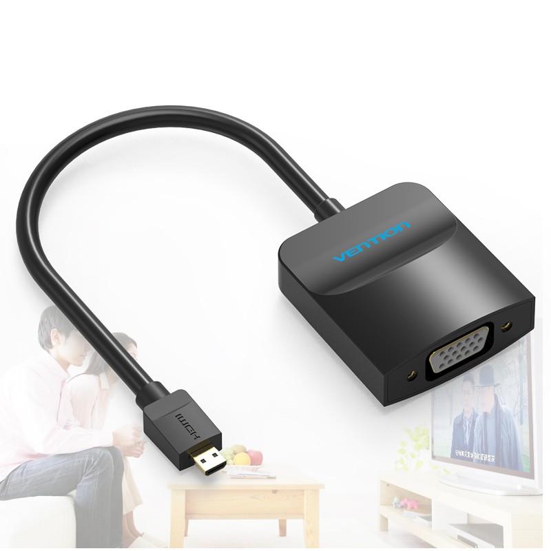 Cáp chuyển đổi HDMI sang VGA Vention AGBBB - Hàng Chính Hãng