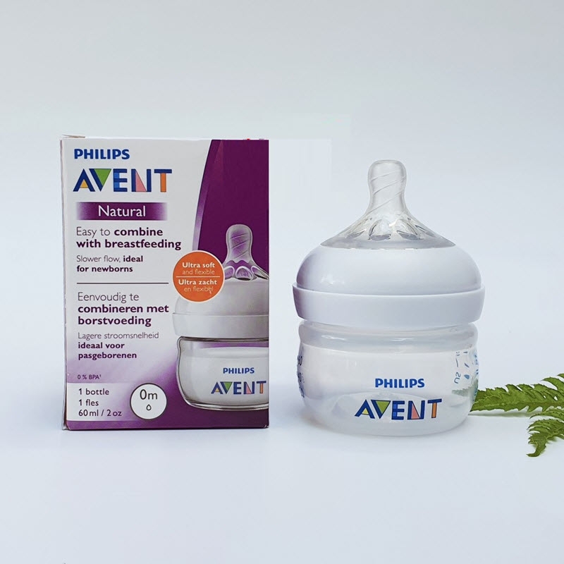 Hộp 1 Bình sữa mô phỏng tự nhiên hiệu Philips Avent cho trẻ từ 6 tháng tuổi