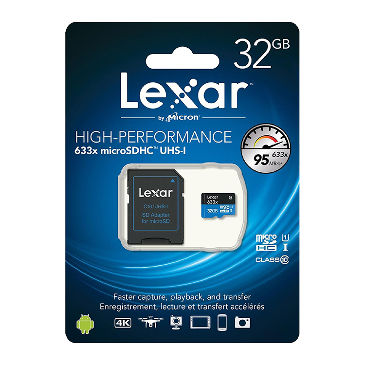 Thẻ Nhớ Lexar Micro SDHC 633X 32GB (95MB/s) - Hàng Nhập Khẩu