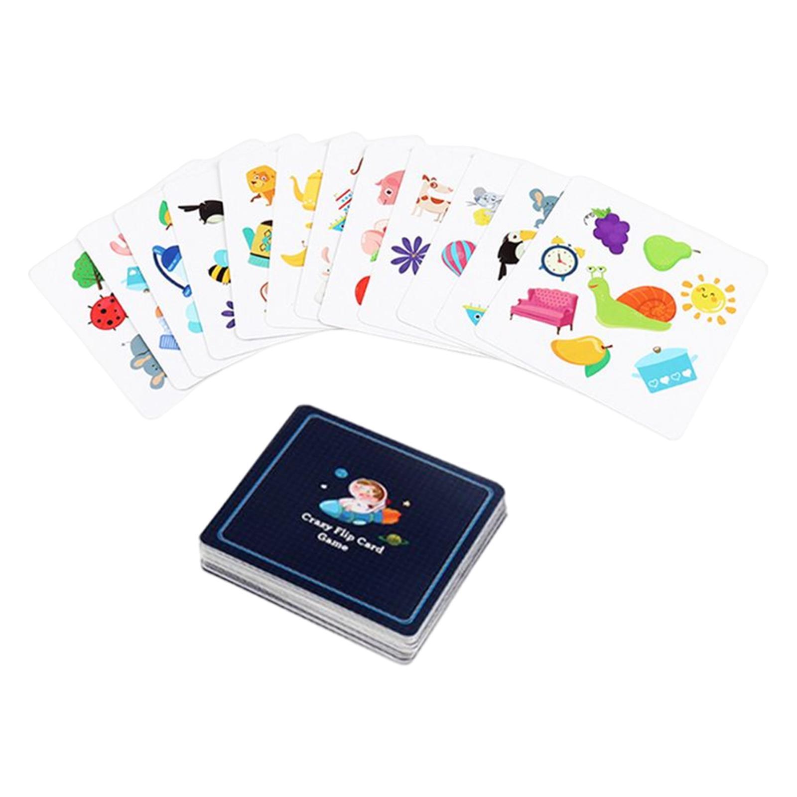 Animals Matching Blocks Color Cognition Memory Matching Card Games for Memory
