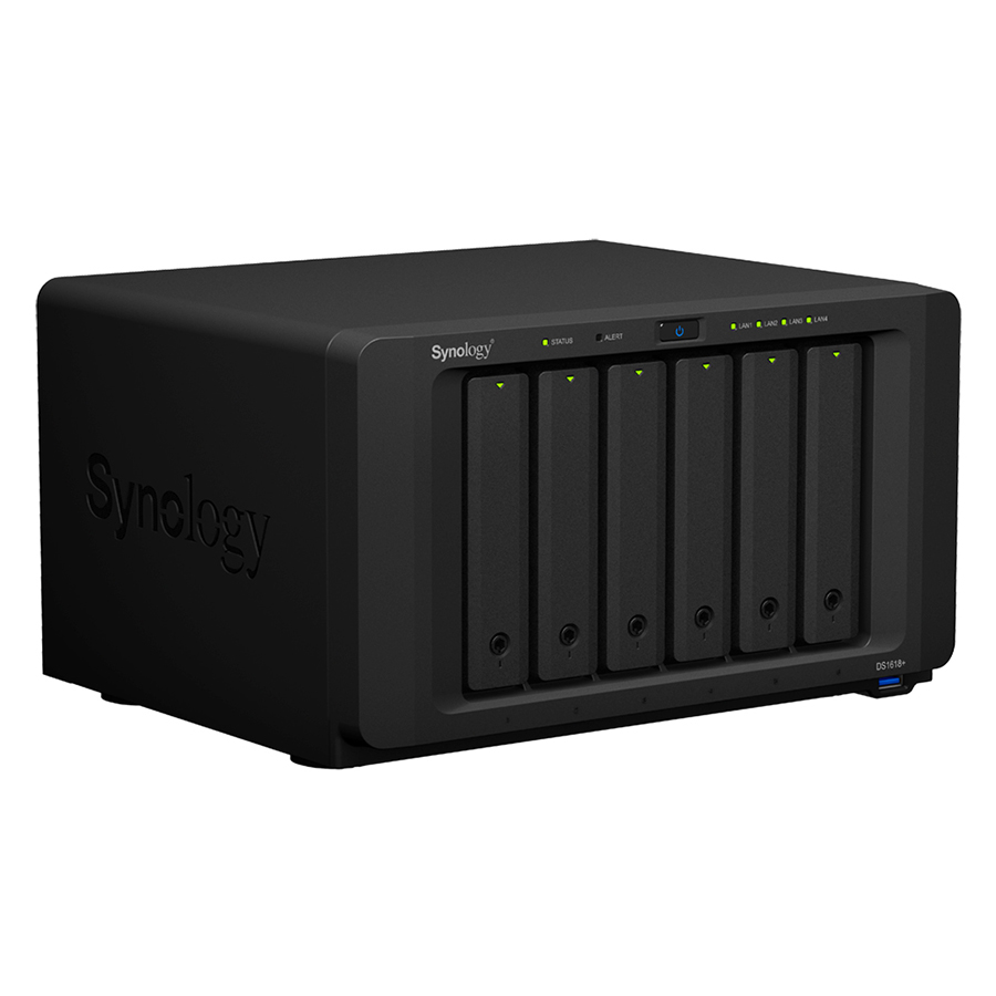 Ổ Cứng Mạng Synology NAS DS1618+ (Đen) - Hàng Chính Hãng