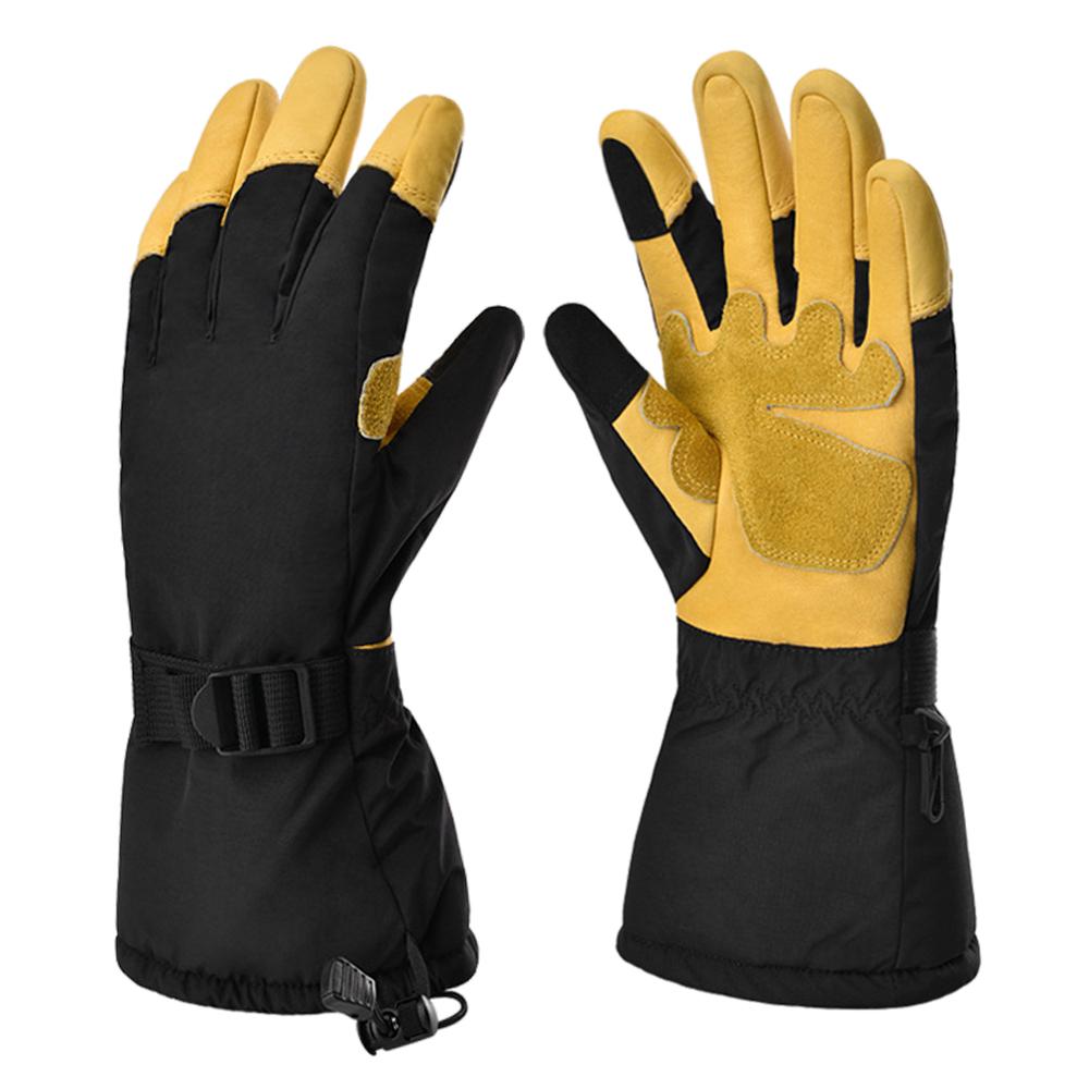 Snow Ski Gloves Windproof Winter Gloves Thermal Gloves Outdoor Warm Mittens Warm Full-Finger Mittens