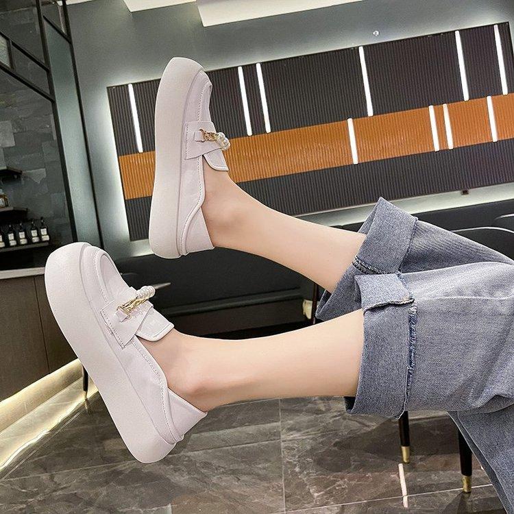 Giày Nữ Đế Bằng Mũi Tròn Thời Trang Phong Cách