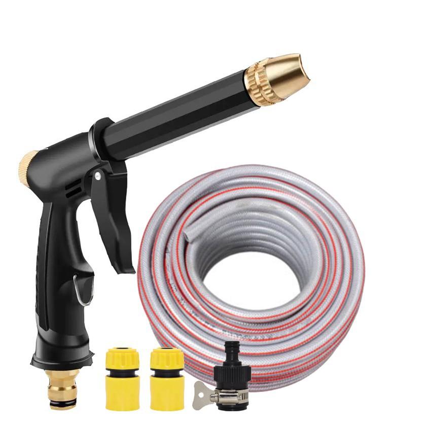 Bộ dây và vòi xịt rửa xe tưới cây tăng áp,vòi xịt rửa,vòi tưới cây 810-2576-1