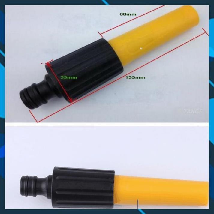 ️ Bộ dây vòi xịt nước rửa xe, tưới cây , tăng áp 3 lần, loại 7m, 10m 206622-5 cút sập,nối đen+ móc khoá
