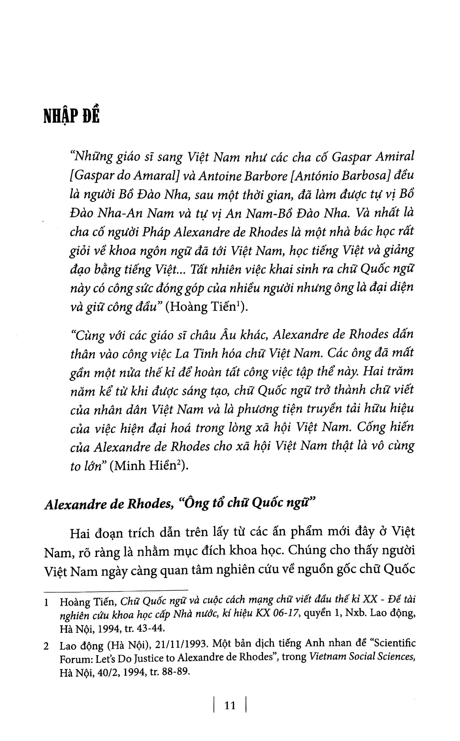 Những Người Bồ Đào Nha Tiên Phong Trong Lĩnh Vực Việt Ngữ Học (Cho Đến 1560)