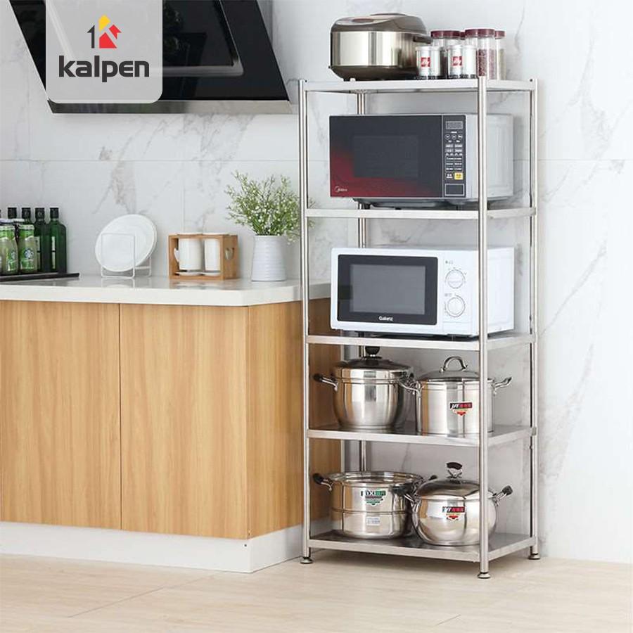 KỆ INOX Nhà Bếp Để Đồ Đa Năng 3 Tầng 4 Tầng 5 Tầng Thông Minh Kalpen,KIN