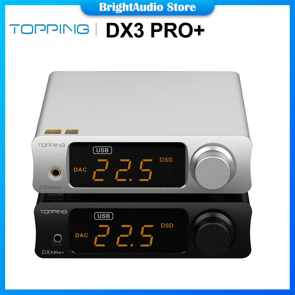Topping DX3 Pro (DX3 Pro Plus) ES9038Q2M CHIP Bluetooth 5.0 USB Tai nghe bộ khuếch đại tai nghe AMP XMOS LDAC Bộ giải mã điều khiển từ xa điều khiển từ xa