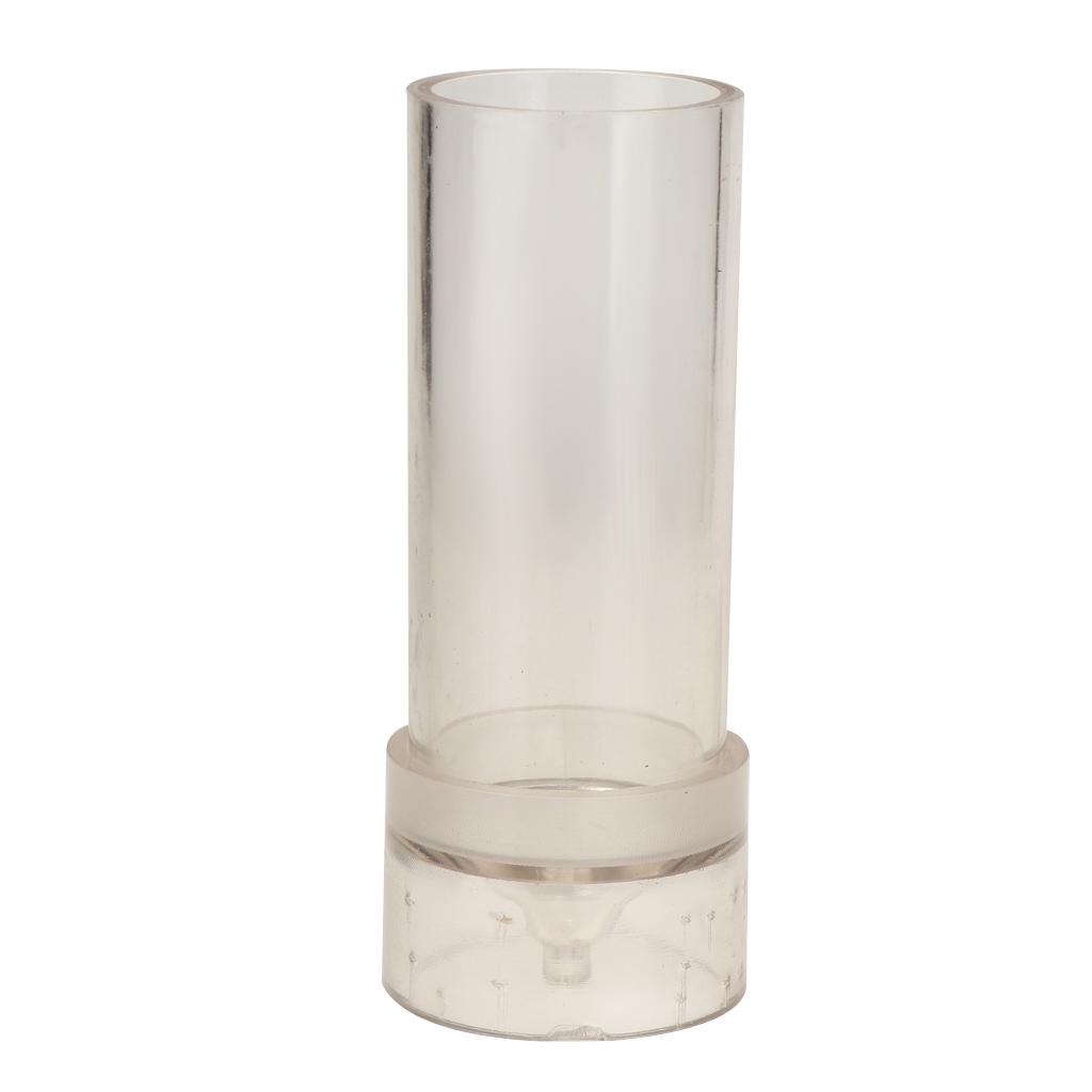 100mm 125mm 150mm Spire Cylinder Plastic Clear Candle Making Model Church Top Designs Candle Mould DIY Candle Craft Tool Soap Clay Craft Mould