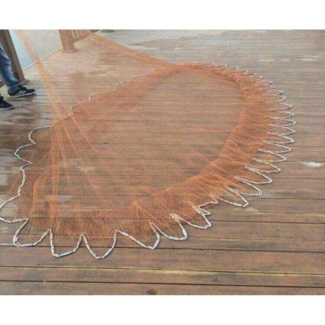 Chài dù bắt tôm cá siêu nhạy bung 5m nặng 2,5kg  docaucagiangnam