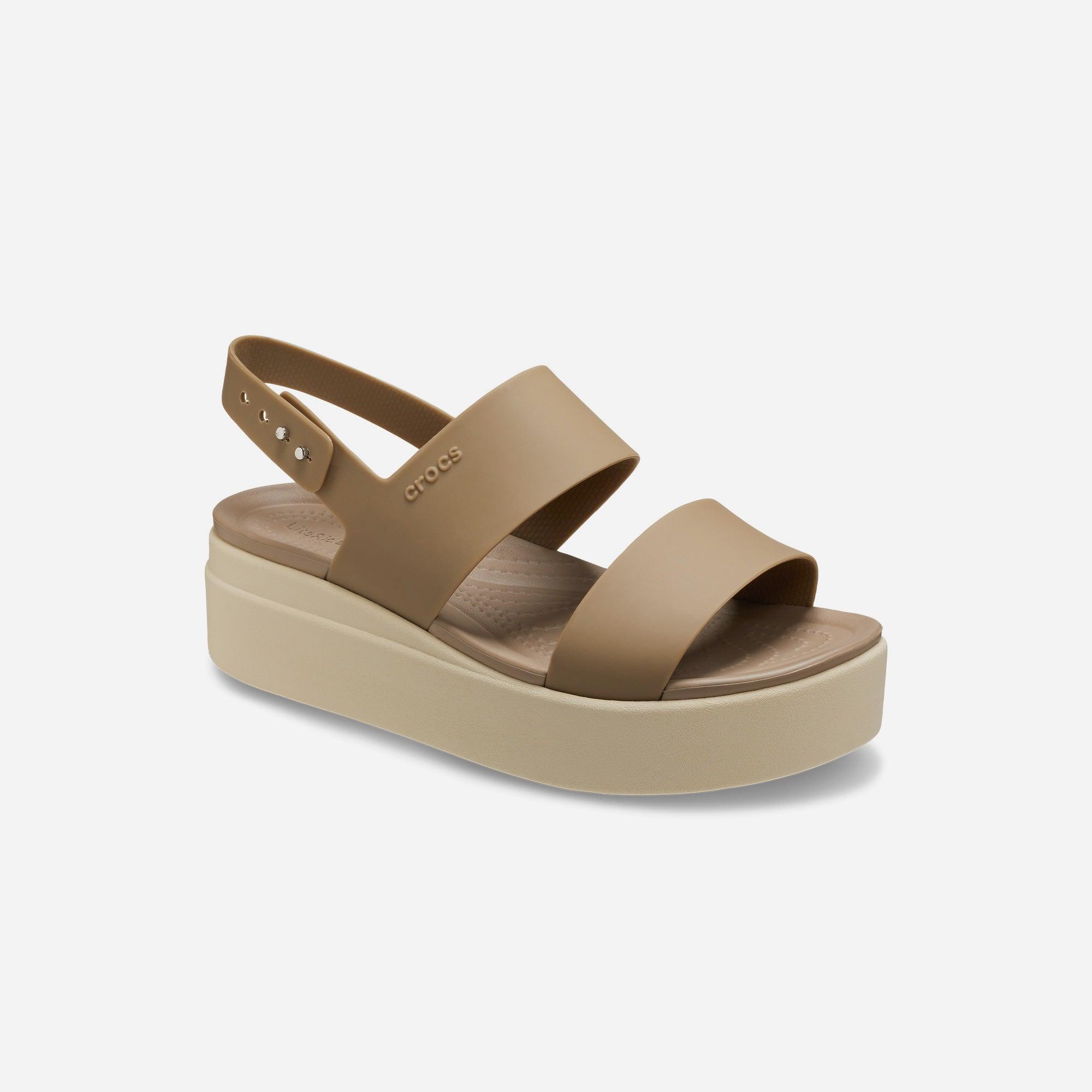 Giày sandal nữ Crocs Brooklyn Low Wedge - 206453-2YI