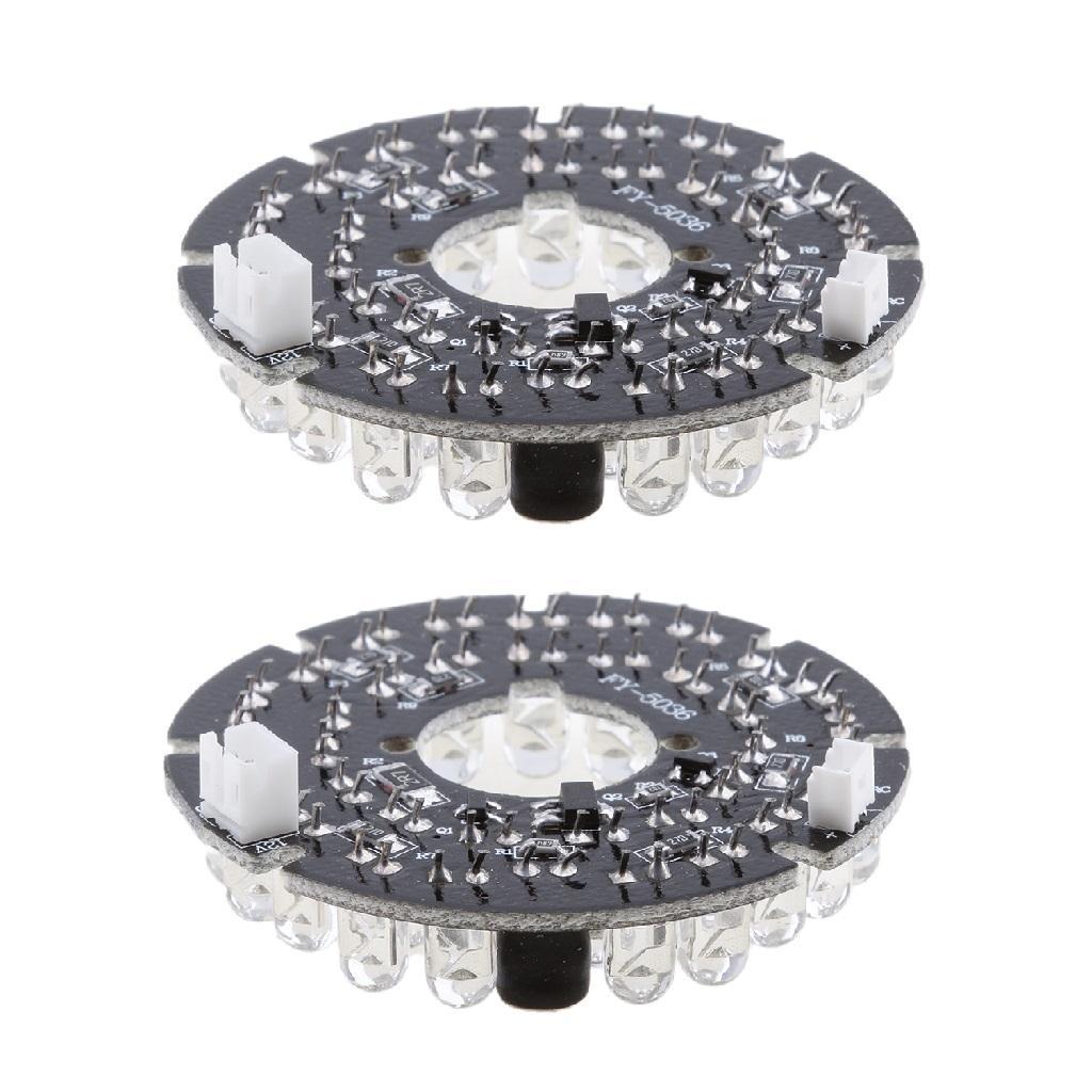 2 Pieces 36 Infrared IR LED Board Module Surveillance Cameras Light Board