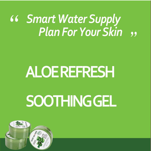 Gel làm mát SECRET NOCTURN ALOE REFRESH SOOTHING GEL - Nha đam 300ml