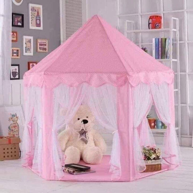 Lều nhà công chúa màu hồng xinh baby cho bé gái