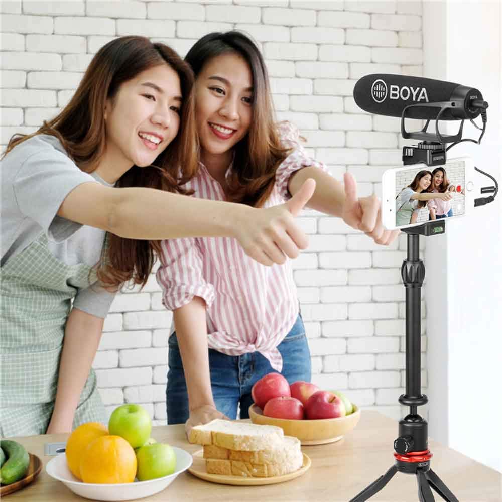 Boya BY-BM2021 - Micro Vlog cho điện thoại, máy ảnh - Hàng Chính Hãng