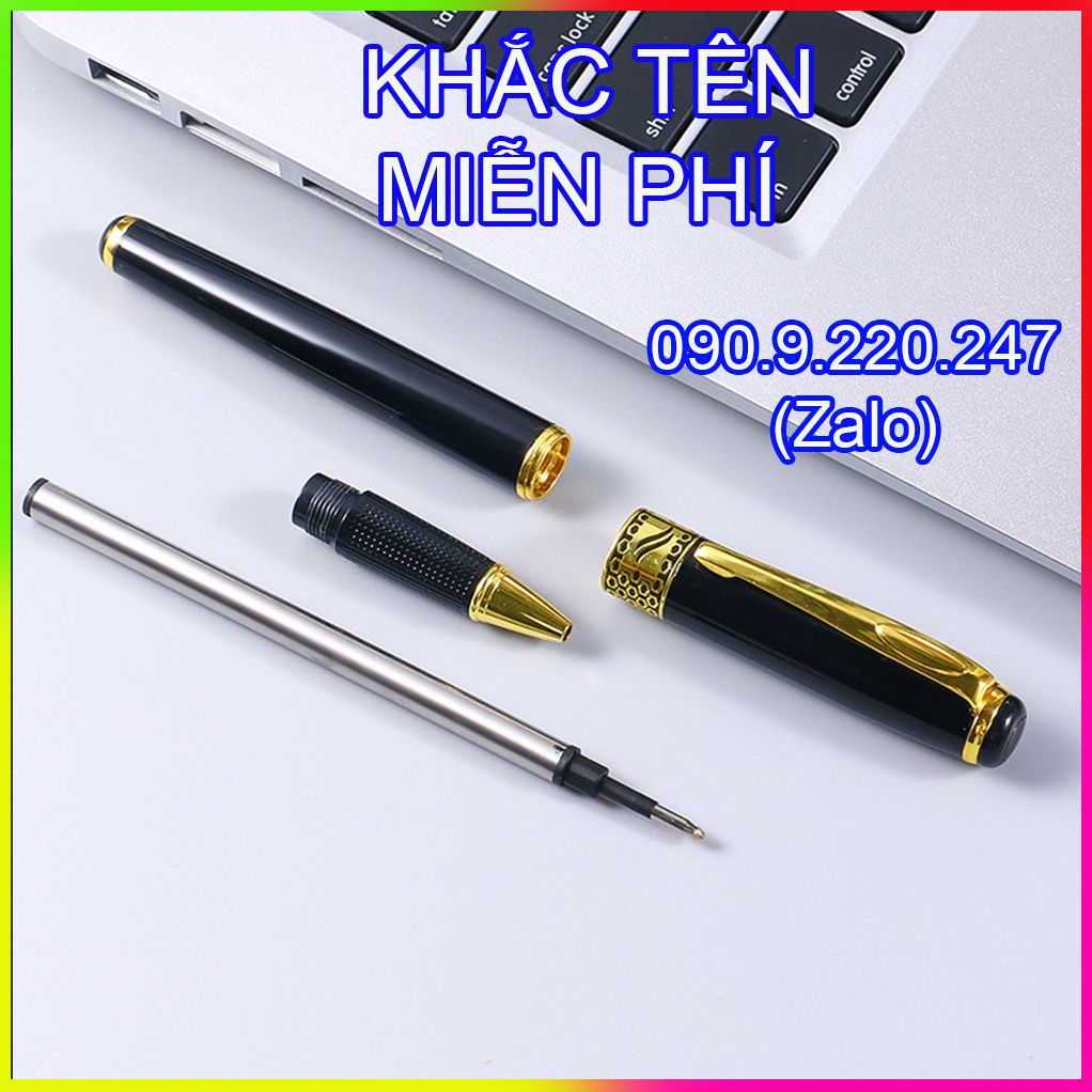 (Gift) Bút ký khắc tên cao cấp thép nguyên khối LC002,  sơn tĩnh cao cấp dành cho doanh nhân