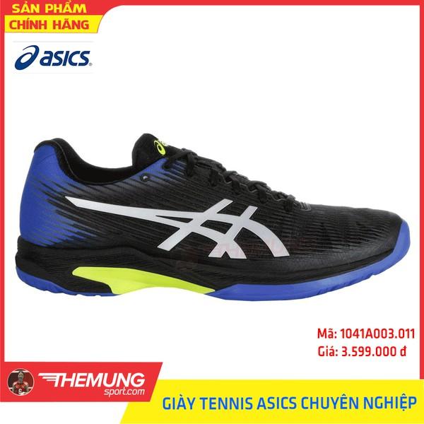 Giày Tennis Nam Asics Solution Speed FF Đen Xanh