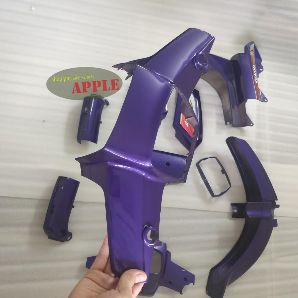 Dàn áo dành cho xe Dream II màu Tím cà nhựa ABS siêu bền đẹp - A656