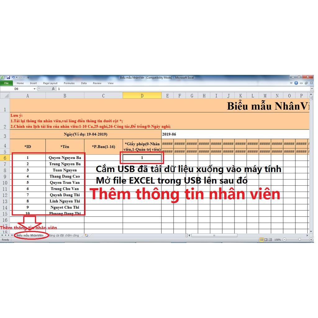 Máy Chấm Công Vân Tay 911(Full + Part time)(Tặng USB 8GB + Video hướng dẫn sử dụng) (100% Tiếng Việt)