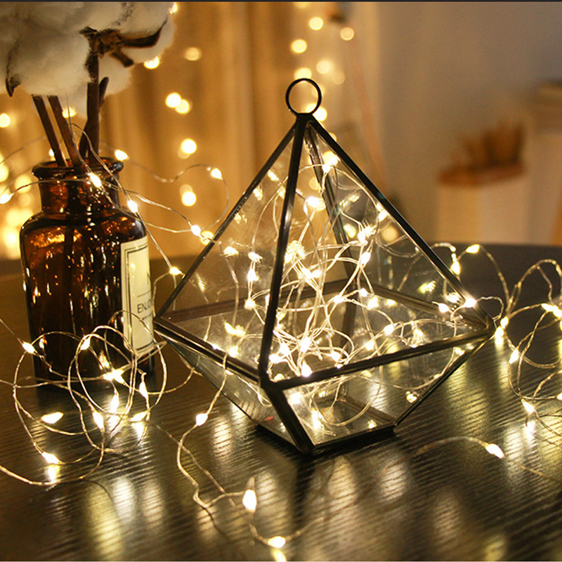 Đèn đom đóm Fairy Light chuỗi dây đồng trang trí
