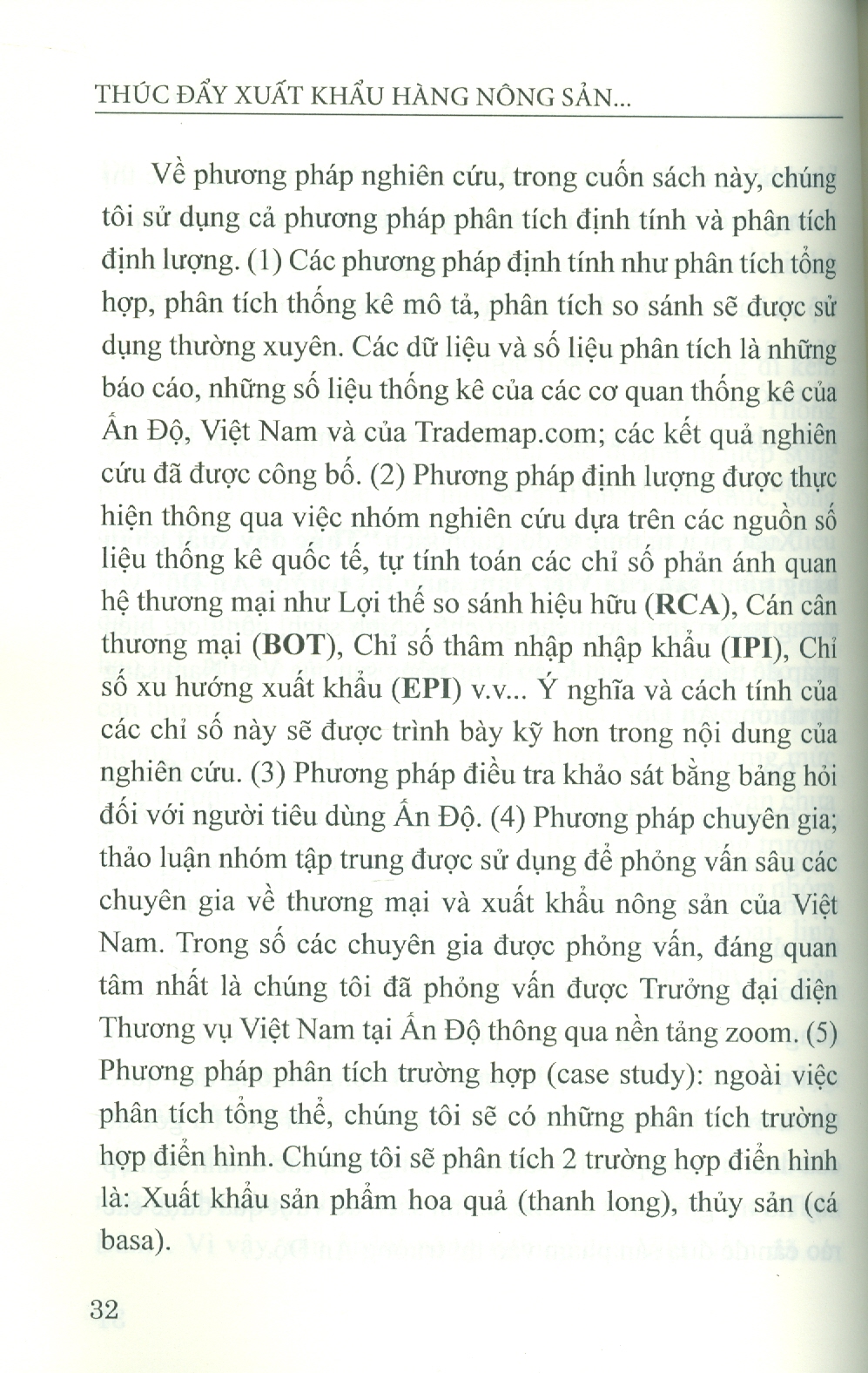 Thúc Đẩy Xuất Khẩu Hàng Nông Sản Của Việt Nam Sang Thị Trường Ấn Độ (Sách chuyên khảo) -  PGS. TS. Nguyễn Xuân Trung chủ biên 