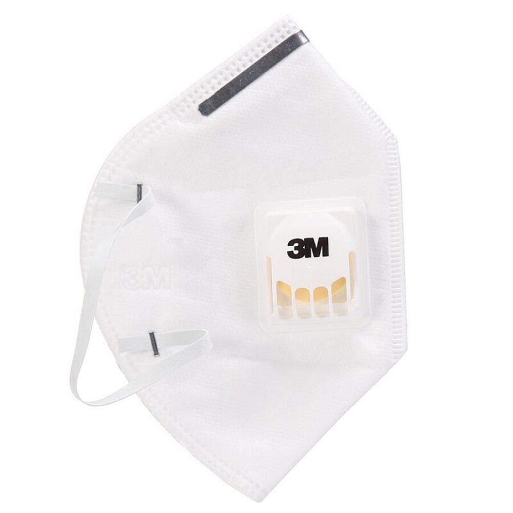 Khẩu trang chống bụi mịn PM2.5 và kháng khuẩn có van thở đạt chuẩn KN95 3M 9501V+ - có van 1 chiều, dễ thở, bảo vệ hô hấp
