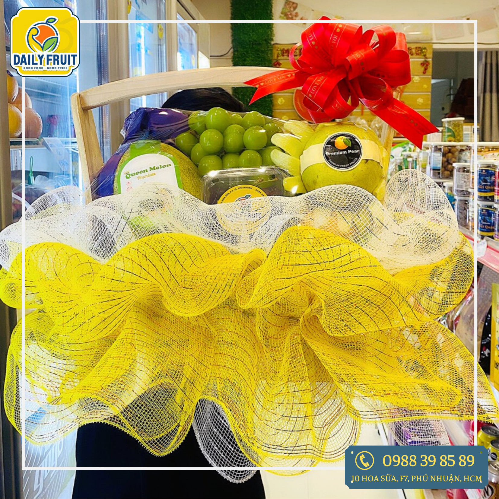 Giỏ Qùa Trái Cây size lớn 1